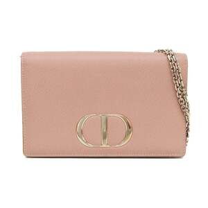 CHRISTIAN DIOR Cream Leather Shoulder Bag